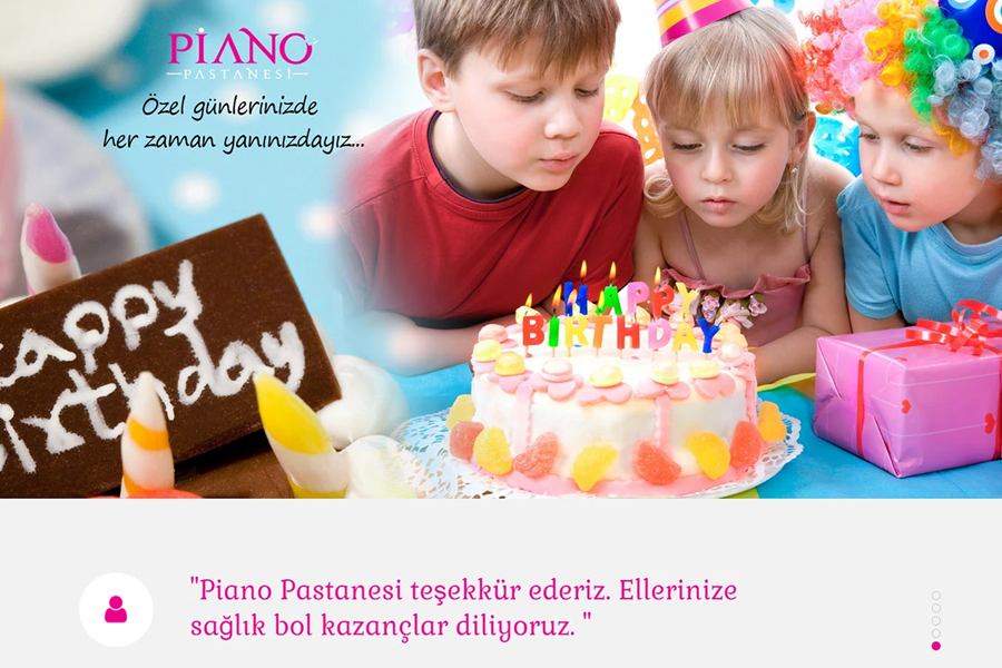 Piano Pasta - Kurumsal Site Tasarımı