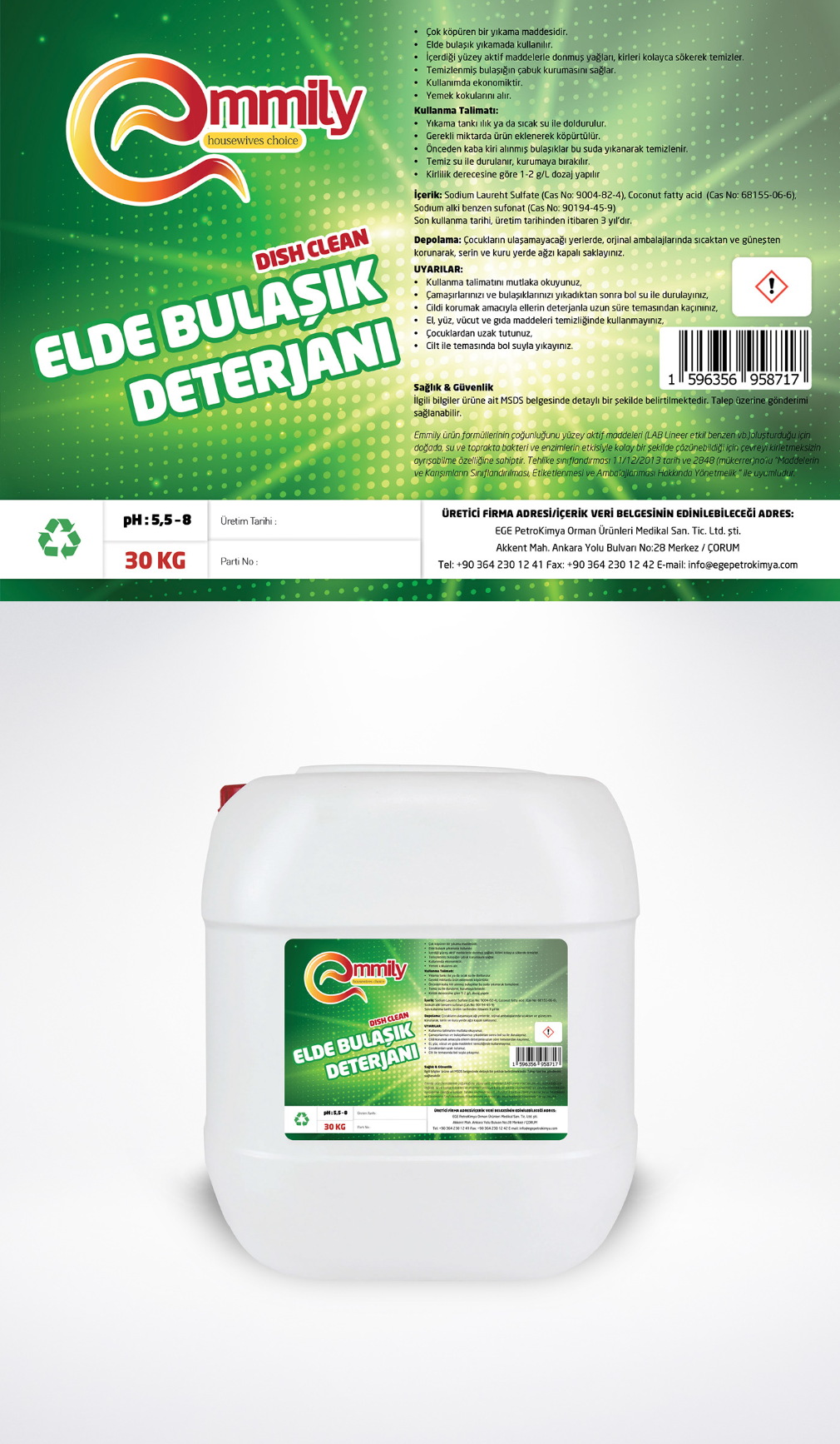 Emmily Elde Bulaşık Deterjanı