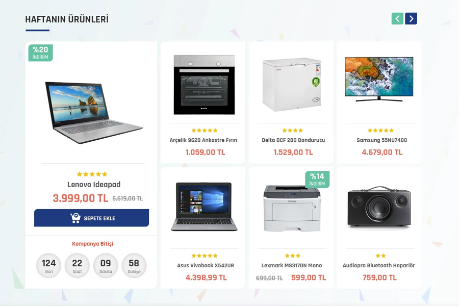Pro Market E-Ticaret Tasarımı