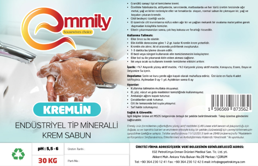 Emmily Kremlin Krem Sabun