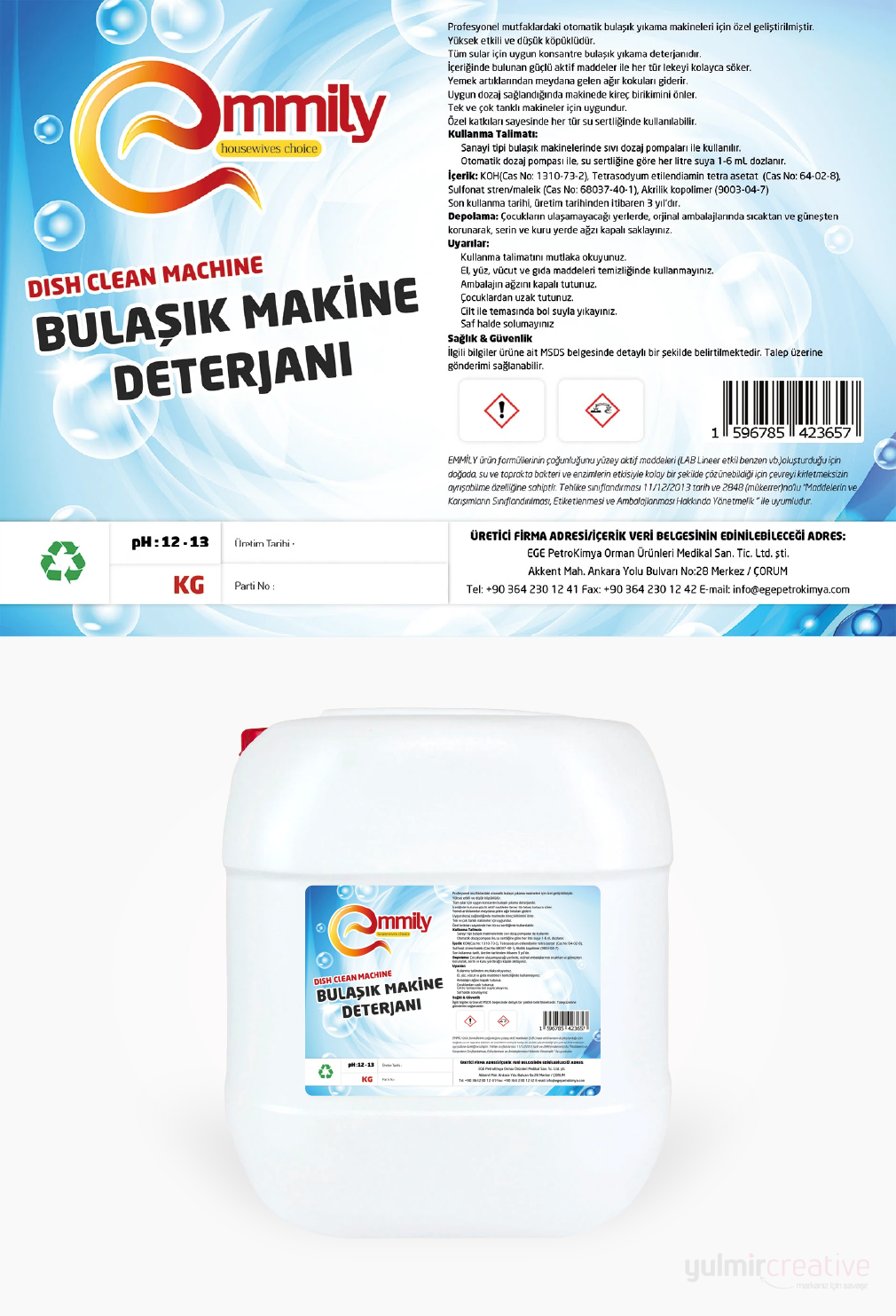 Emmily Bulaşık Makine Deterjanı